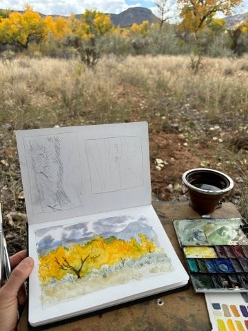 Brilliant Cottonwoods