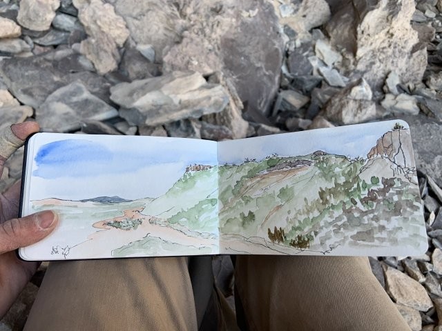 View from the Solar Cave